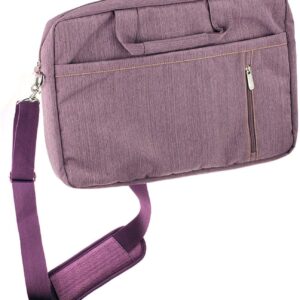 Navitech Purple Premium Messenger/Carry Bag Compatible with The Acer ConceptD 7 Ezel | Ezel Pro