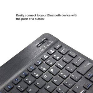 BoxWave Keyboard Compatible with Acer ConceptD 7 Ezel CC715-71-7163 (15.6 in) - SlimKeys Bluetooth Keyboard, Portable Keyboard with Integrated Commands - Jet Black