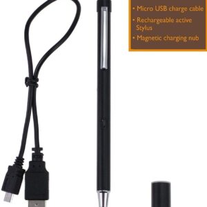 Broonel Midnight Black Rechargeable Fine Point Digital Stylus Compatible with The Acer ConceptD 7 Ezel | Ezel Pro