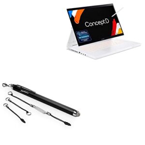 BoxWave Stylus Pen Compatible with Acer ConceptD 7 Ezel (CC715-71) - EverTouch Capacitive Stylus, Fiber Tip Capacitive Stylus Pen for Acer ConceptD 7 Ezel (CC715-71) - Jet Black