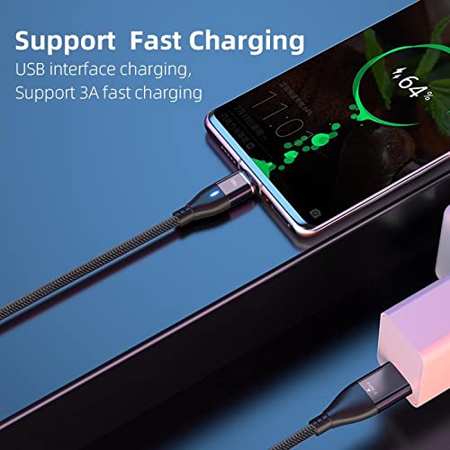 BoxWave Cable Compatible with Acer ConceptD 7 Ezel CC715-71-7163 (15.6 in) - MagnetoSnap PD AllCharge Cable (100W), Magnet PD 100W Charging Cable USB Type-C Micro USB - Jet Black