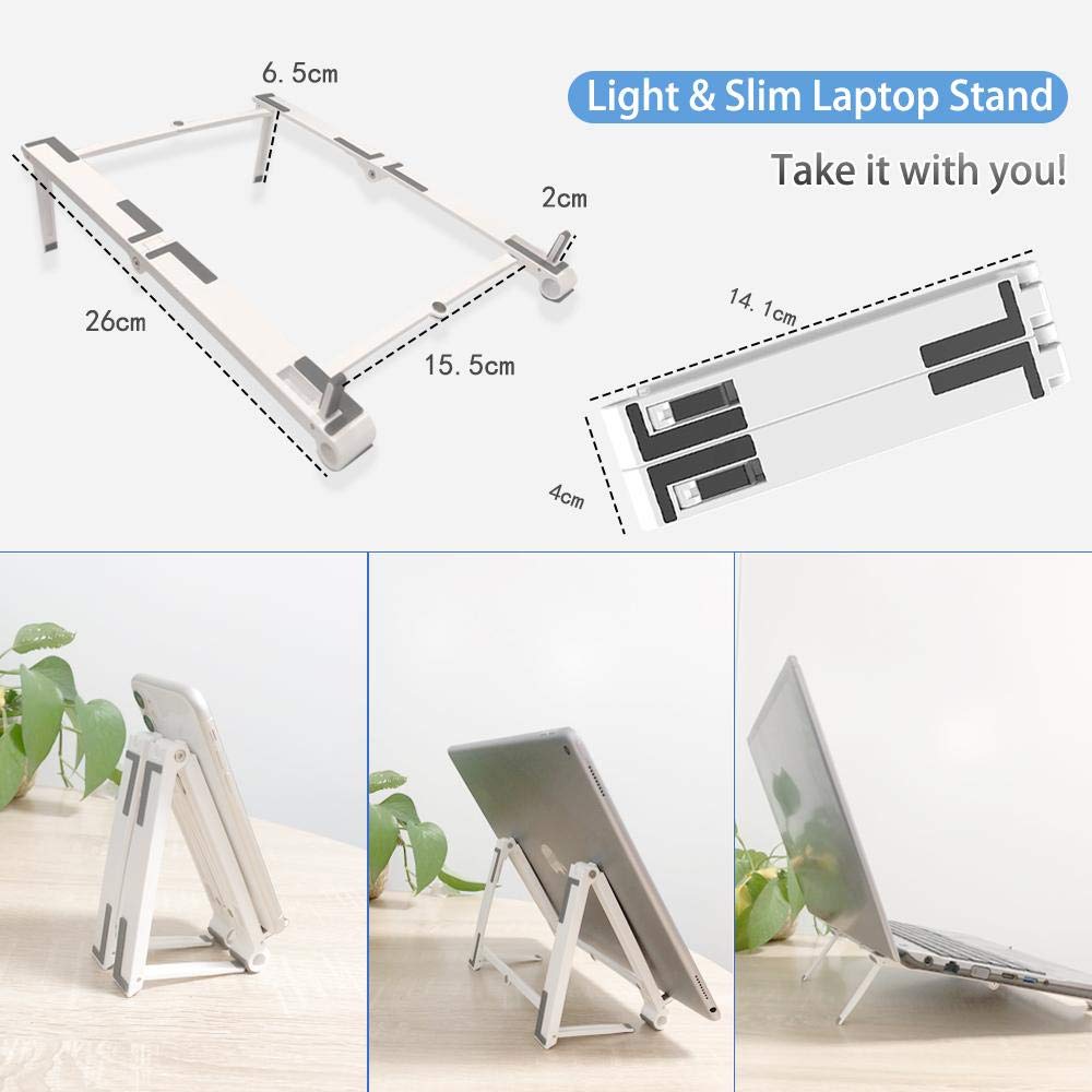 BoxWave Stand and Mount Compatible with Acer ConceptD 7 Ezel (CC715-71) (Stand and Mount Pocket Aluminum Stand 3-in-1, Portable, Multi Angle Viewing Stand - Metallic Silver