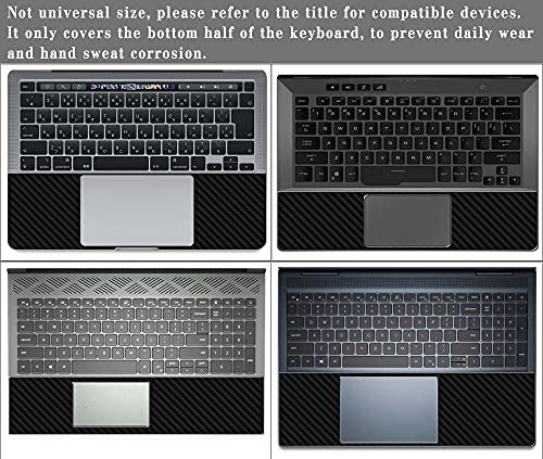 Puccy 2 Pack Keyboard TouchPad Film Protector, compatible with ACER ConceptD 7 Ezel Pro CC715-71-71P-91P 15.6" Black Carbon TPU Trackpad Guard Cover Skin ( Not Tempered Glass Screen Protectors ) new version