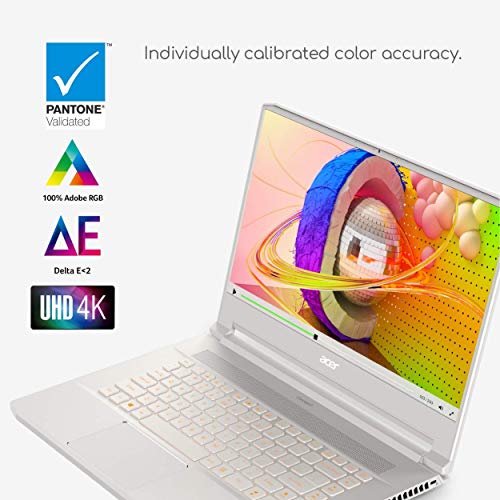 ConceptD 7 CN715-71-71TE Creator Laptop, Intel i7-9750H, NVIDIA GeForce RTX 2060, RTX Studio, 15.6" 4K Ultra HD IPS, 100% Adobe RGB Color Gamut, Pantone Validated, Delta E<2, 16GB DDR4, 1TB NVMe SSD