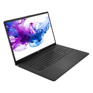 HP Essential 17 Laptop, 17.3" FHD Display, AMD Ryzen 7 7730U, 16GB RAM, 1TB SSD, Webcam, HDMI, Wi-Fi 6, Windows 11 Home, Black