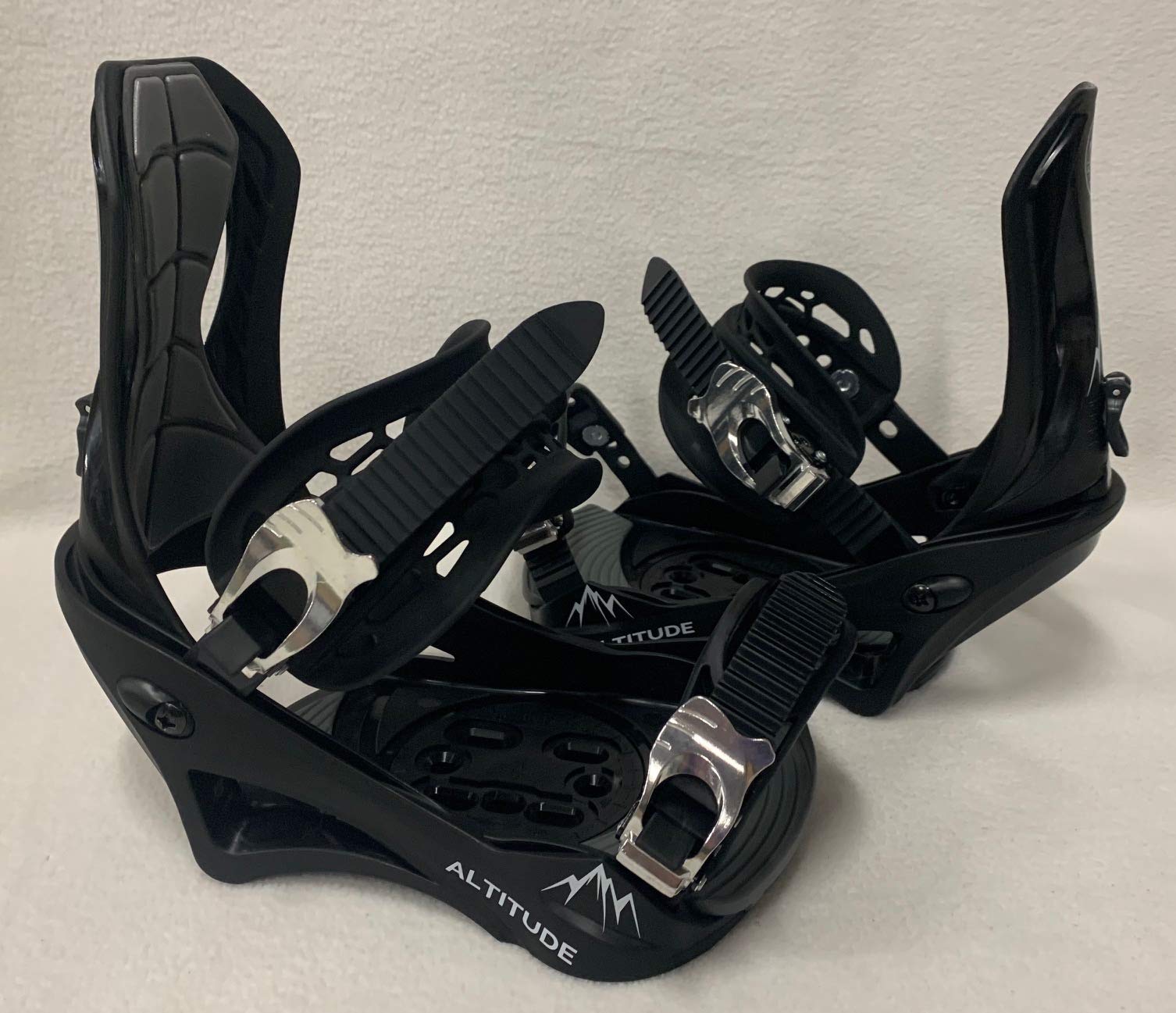 ALTITUDE "Rider 4X4 Burton 3D EST Snowboard BINDINGS (Black) S/M Men 6-8.5 Women 7-9.5