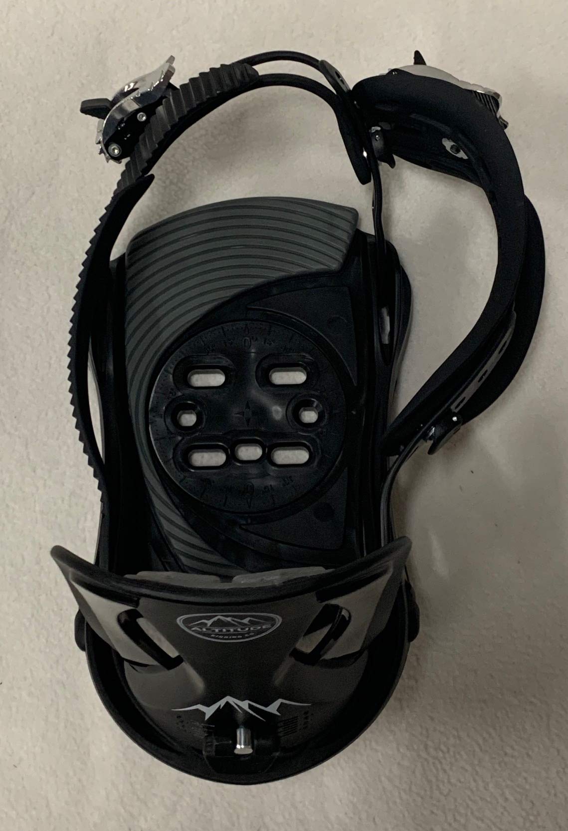 ALTITUDE "Rider 4X4 Burton 3D EST Snowboard BINDINGS (Black) S/M Men 6-8.5 Women 7-9.5