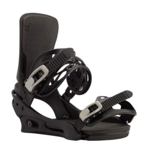 burton men's cartel re:flex snowboard bindings (black, small)