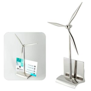 design gifts wind turbine card holder