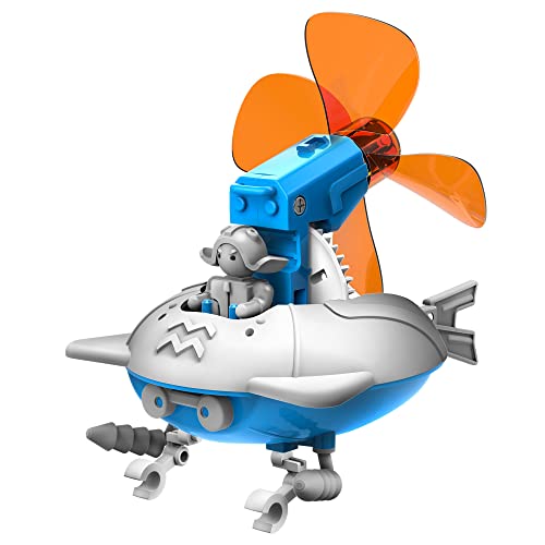 Thames & Kosmos WindBots 6-in-1 Engineering STEM Kit | Build 6 Wind-Powered Bots, No Batteries/Electricity Required | Explore Wind Technology, Gear Ratios & More | Full-Color Manual & Experiment Guide