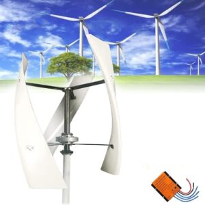 low rpm 3000w/5000w 12v 24v 48v vertical axis wind turbine generator, portable wind generator kit with controller for factory, terraces, cabins, mobile homes,3000w-24v