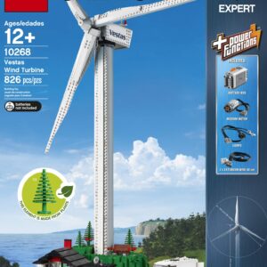 LEGO Creator Expert Vestas Wind Turbine 10268 Building Kit (826 Pieces)