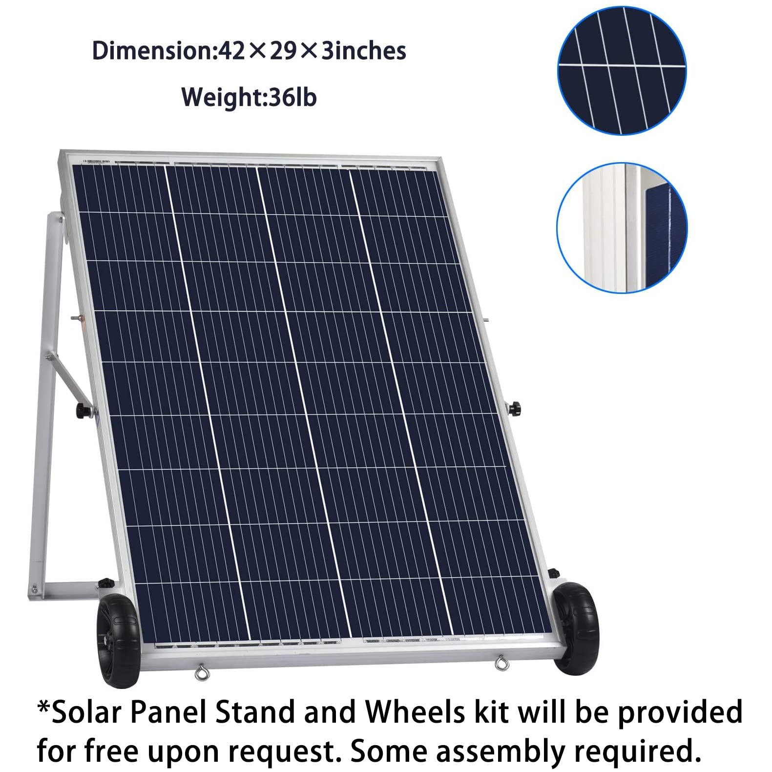 Nature's Generator Elite Gold - WE System:3600W Solar & Wind Powered Pure Sine Wave Off-Grid Nature's Generator Elite+2pcs 100W Solar Panel+Wind Turbine