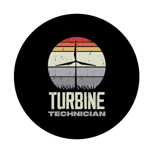 Turbine Technician Wind Power Wind Turbine Technician PopSockets Standard PopGrip