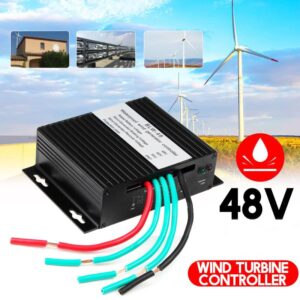 HENGJINGTR 12000W Wind Charge Controller, Water Proof DC12V 24V Wind Turbine and Panel Hybrid Charge Controller for DC Wind Turbines,48v