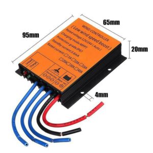 Wind Turbine Charge Controller 12V 24V 48V, 5000W MPPT Charger Wind Turbine Controller IP67 Waterproof DC for DC Wind Turbines ,12v