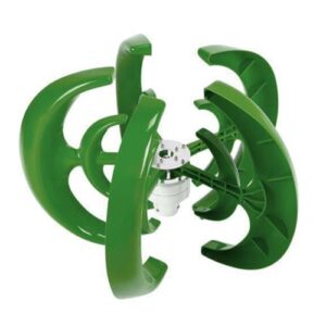 OLONETO 1000W 12V24V48V Green Lantern Wind Turbine High Efficiency and Low Noise 5 Blade Wind Turbine with Controller and Handheld Generator (Color : Green, Size : 24V)