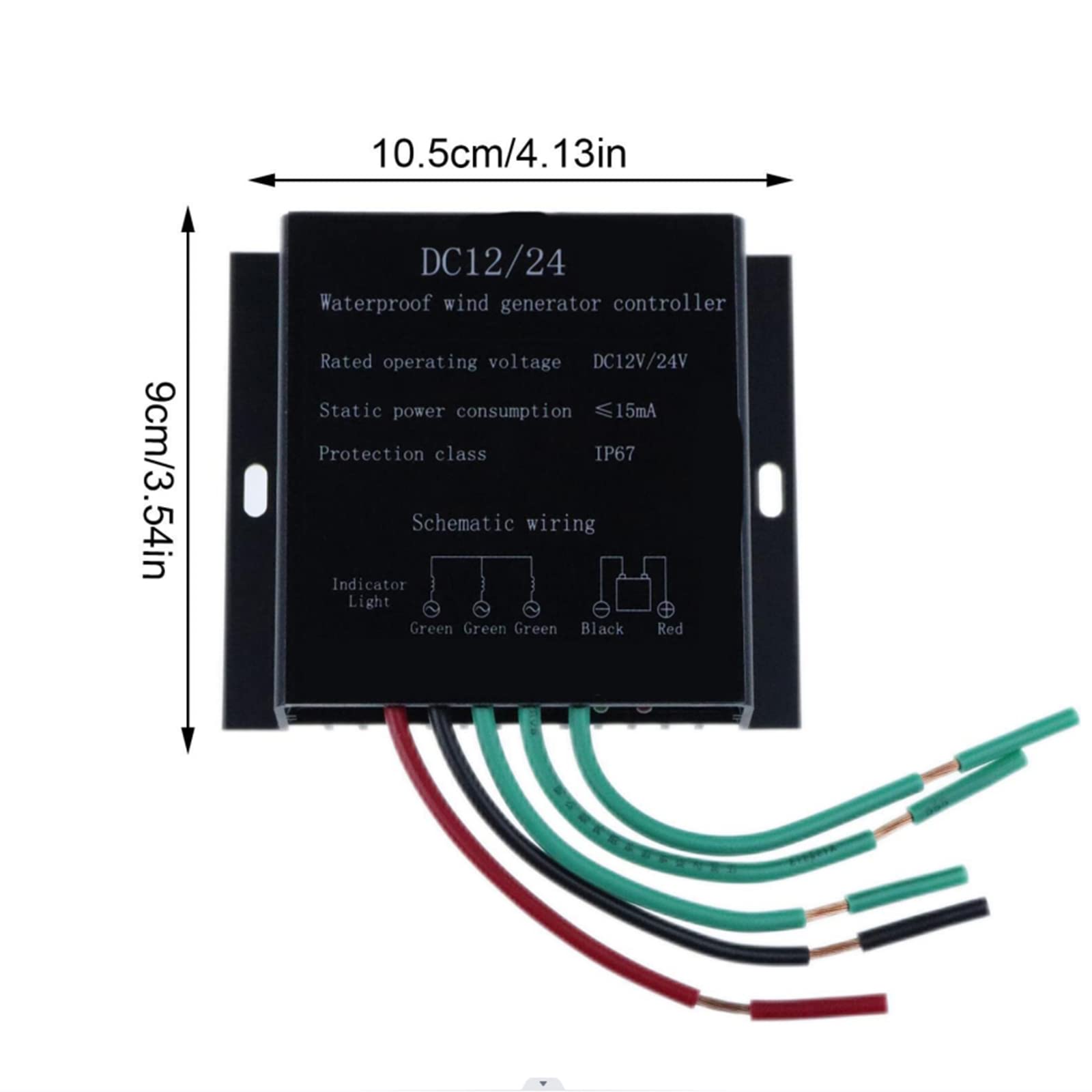 Wind Driven Generator Controller 12V/24V MPPT Wind Charge Controller IP67 Waterproof 12000W Wind Turbine Generator Controller with ,48v