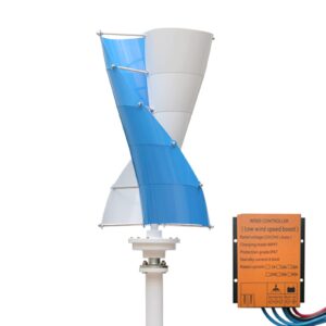 QAZNHODDS 8000W Vertical Wind Turbine, Permanent Magnet Generator 3 Phase 12V 24V 48V Noiseless Wind Turbine Generator,48V