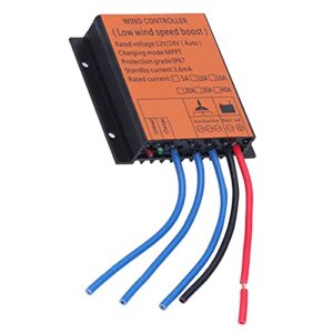 Wind Turbine Controller Low Voltage MPPT Regulator with LED Light 100W‑400W 12V 24V with LED Indicator(20A)