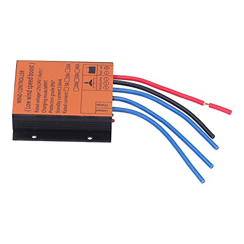 Wind Turbine Controller Low Voltage MPPT Regulator with LED Light 100W‑400W 12V 24V with LED Indicator(20A)