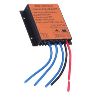 Wind Turbine Controller Low Voltage MPPT Regulator with LED Light 100W‑400W 12V 24V with LED Indicator(5A)