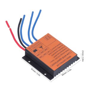 Wind Turbine Controller Low Voltage MPPT Regulator with LED Light 100W‑400W 12V 24V with LED Indicator(5A)