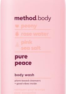 Method Body Wash, Pure Peace, Paraben and Phthalate Free, 18 oz (Pack of 1)