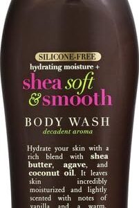 OGX Hydrating Moisture + Shea Soft & Smooth Body Wash, 19.5 Fl Oz