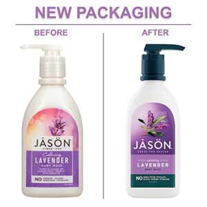 JASON Lavender Calming Body Wash, For a Gentle Feeling Clean, 30 Fluid Ounces