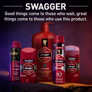 Old Spice Swagger Scent of Confidence, Body Wash for Men, 24 fl oz (Pack of 4)