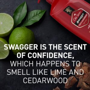Old Spice Swagger Scent of Confidence, Body Wash for Men, 24 fl oz (Pack of 4)