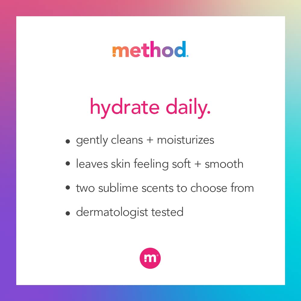 Method Hydrating Body Wash, Coconut Milk, Paraben and Phthalate Free, 18 oz (Pack of 1)