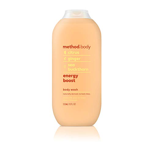 Method Body Wash, Energy Boost, 18 oz, 1 pack, Packaging May Vary