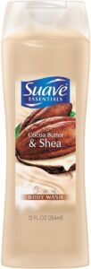 suave naturals creamy body wash cocoa butter & shea 12 oz (pack of 4)