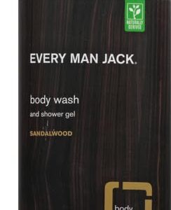 Every Man Jack Body Wash, Sandalwood 33.8-ounce Moisturizing