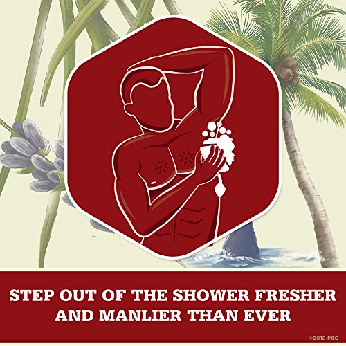 Old Spice Fresher Collection Body Wash for Men, Fiji with Palm Tree Scent, 25 fl oz (Pack of 4)