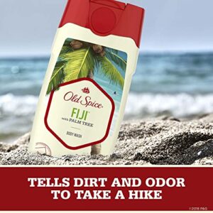 Old Spice Fresher Collection Body Wash for Men, Fiji with Palm Tree Scent, 25 fl oz (Pack of 4)