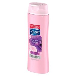 Suave Essentials Body Wash, Sweet Pea and Violet, 15 Fl Oz (Pack of 1)