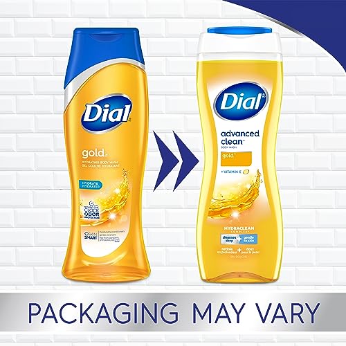 Dial Body Wash, Advanced Clean Gold, 16 fl oz, Pack of 6