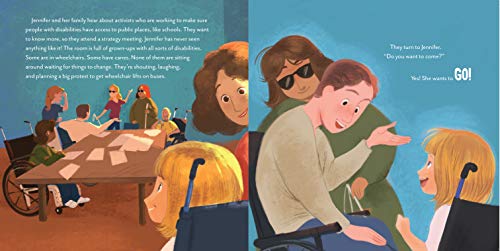 All the Way to the Top: How One Girl's Fight for Americans with Disabilities Changed Everything (Inspiring Activism and Diversity Book About Children with Special Needs)