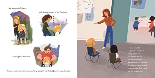 All the Way to the Top: How One Girl's Fight for Americans with Disabilities Changed Everything (Inspiring Activism and Diversity Book About Children with Special Needs)