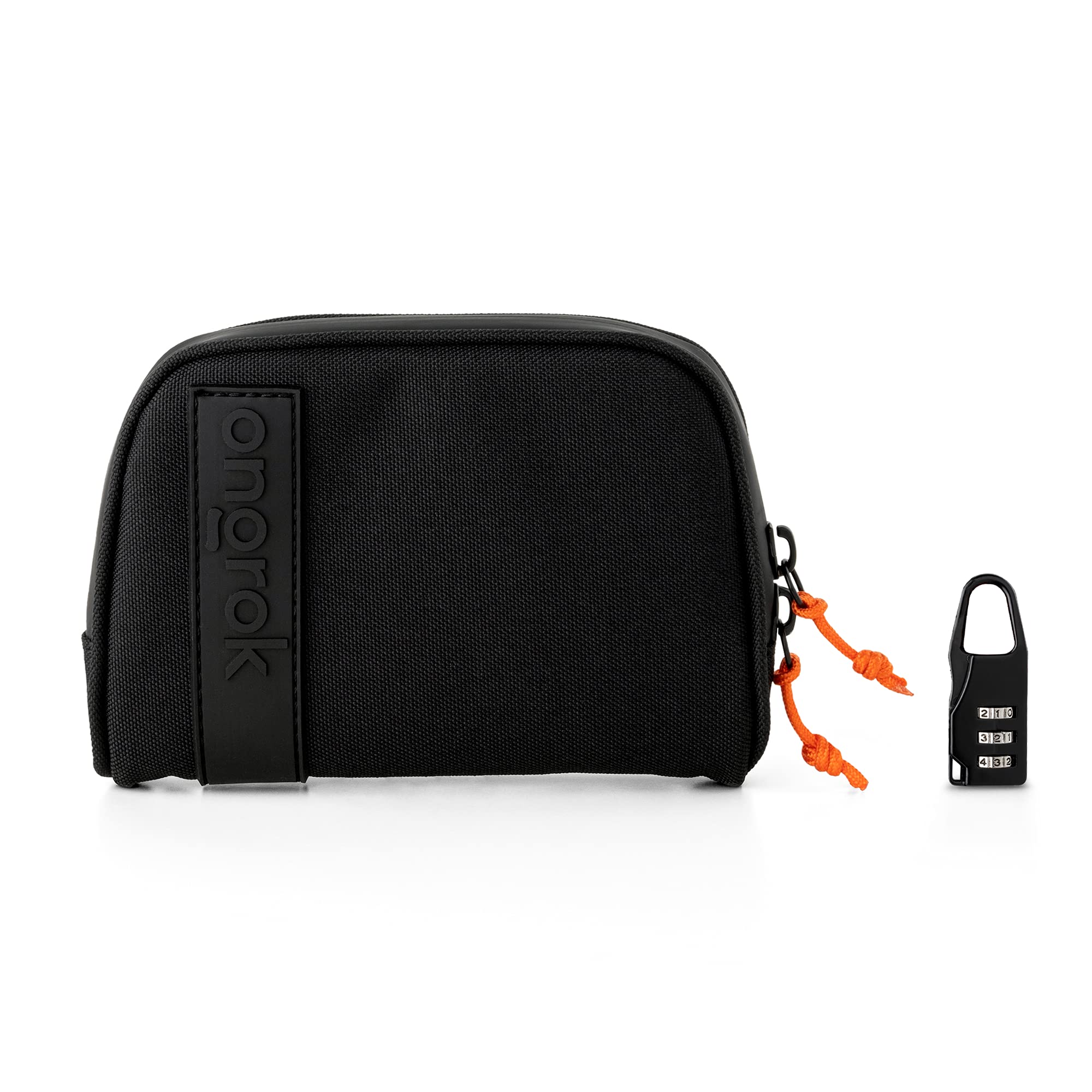 ONGROK Carbon Technology Pouch Small (4X6), Bamboo Derived, Durable Zipper, Combo Locking Wallet to Stash Away Goods with Care