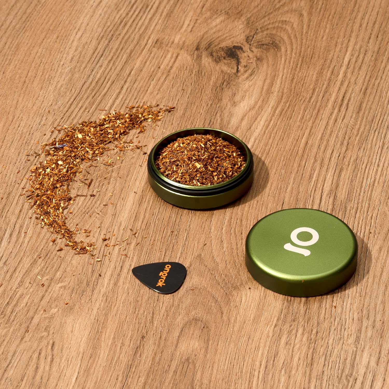 ONGROK Storage Puck, Green, Perfect Size Case to Store in Your Pocket, Airtight, Preserves Moisture Profile, Smell and Aroma