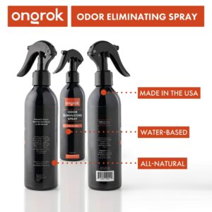 Smoke Odor Eliminator Spray by ONGROK, Natural Unscented (8 oz), Made in USA, Smell Remover for Home and Car, Air Freshener, Smoke Odor Exterminator