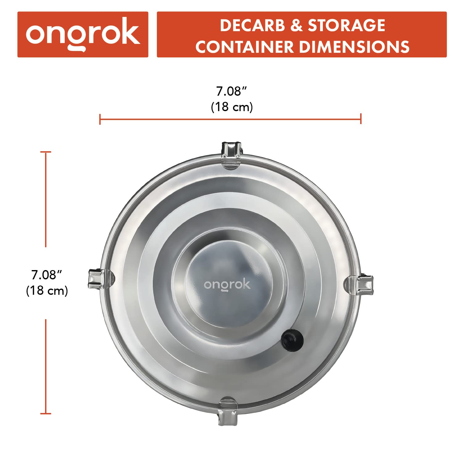 Decarboxylator Box by ONGROK, Stainless Steel, Airtight, Food Grade, Full Manual Decarb Kit with Infusion Accessories, Dishwasher & Oven Safe