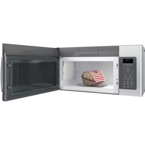 GE JVM6172SKSS 1.7 Cu. Ft. Over-the-Range Microwave Oven Stainless Steel Bundle with 2 YR CPS Enhanced Protection Pack