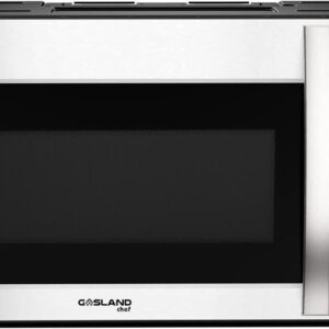 30 Inch Over the Range Microwave Oven, GASLAND Chef OTR1902S Over the Stove Microwave with 1.9 Cu. Ft. Capacity, 1000 Watts, 400 CFM Exhaust Fan and LED Light, 13.5" Glass Turntable, Stainless Steel