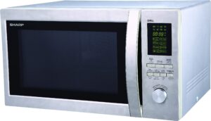 sharp r78 r-78bt(st) 43-liter microwave oven with grill, 220 volts (not for usa)