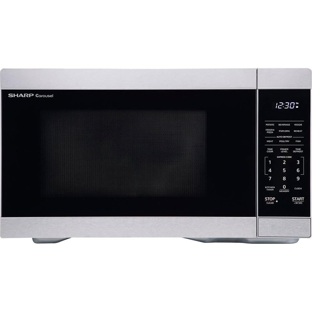 Sharp 1.1 cu. ft. Mid-Size Countertop Microwave Oven (SMC1162HS)